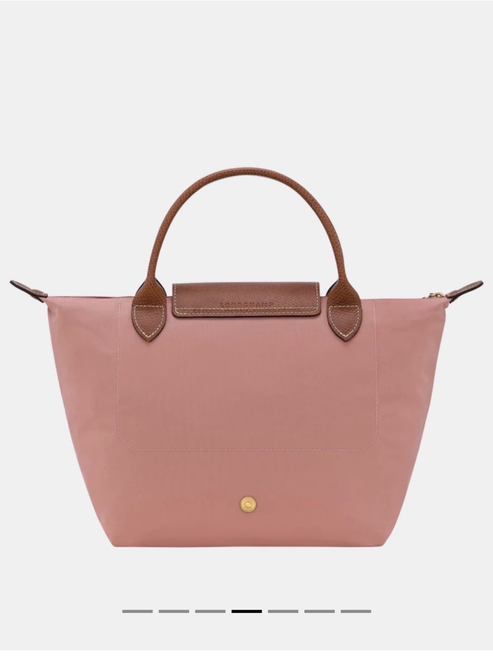 Longchamp Le Pliage Small Tote in Pink Tea - Picture 4 of 8